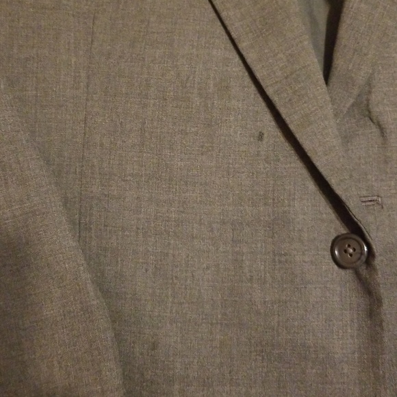 100% Wool Jos. A. Bank 43R Gray Blazer Suit Jacket - Picture 6 of 6